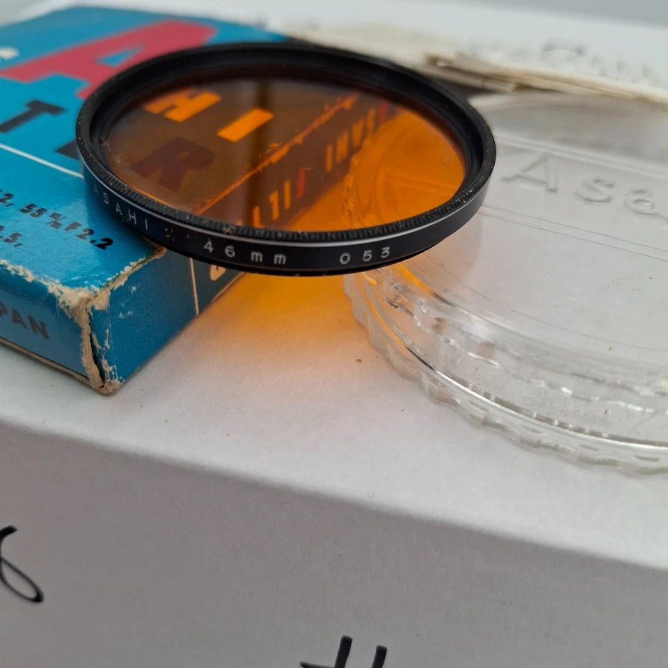 Asahi Pentax 49mm 053 Orange Filter. Some Coating wear. Comes with Box. (refB) - Image 3 of 4