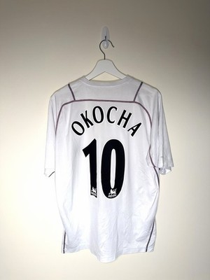 Original Bolton Wanderers 2003/05 Home Football Shirt *OKOCHA* M