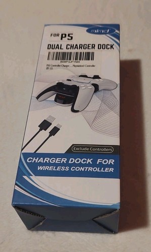 USB Dual Charger Charging Dock Base Station for Playstation PS5 Controllers
