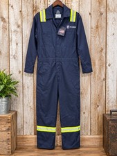 LAPCO FR Flame Resistant Coveralls Medium Navy CAT 2 NFPA 2112 NWT PSC Group