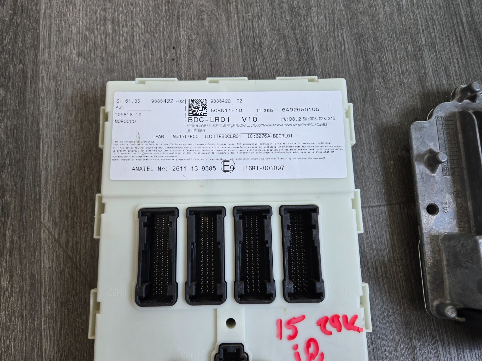 BMW i8 2014-2017 Electronic control unit