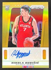 2024-25 Panini Prizm Deca Signatures Gold #PDS-NDU Nikola Durisic RC Auto /10