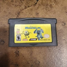 Monsters, Inc. by Pixar Nintendo Game Boy Advance GBA Disney Works