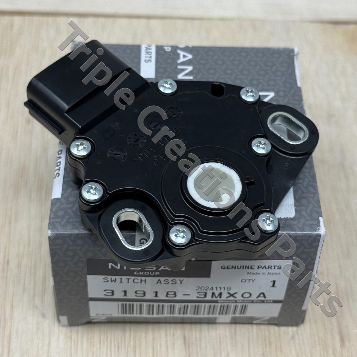Genuine Nissan 31918-3MX0A Park/Neutral Position Switch 319183MX0A