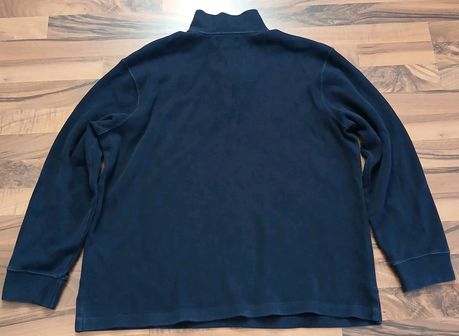 Polo Ralph Lauren felpa uomo XL blu 1 4 zip pullover rosso pony vintage anni 90 golf