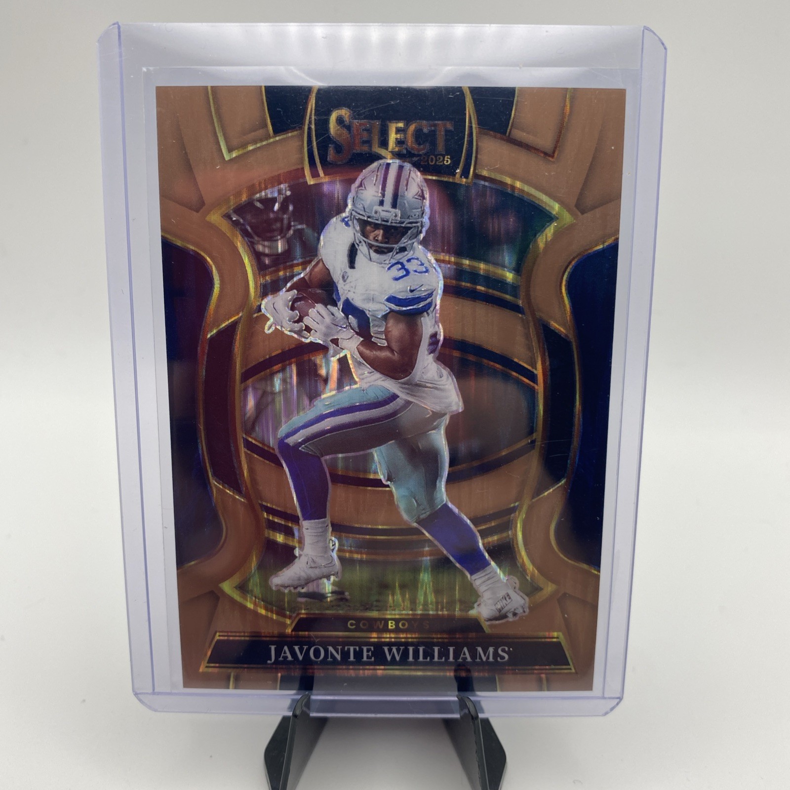 2025 select concourse javonte williams bronze shock /899 #97 dal cowboys