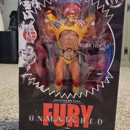 Jakks Pacific Fury Unmatched Hulk Hogan Platinum Edition WWE Figure
