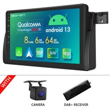 DAB+Für BMW 3er E46 Autoradio 8Kern 9" QLED Android 13 6+64 GPS Navi CarPlay RDS