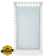 Caden Lane Crib Sheet Lily Pad Green