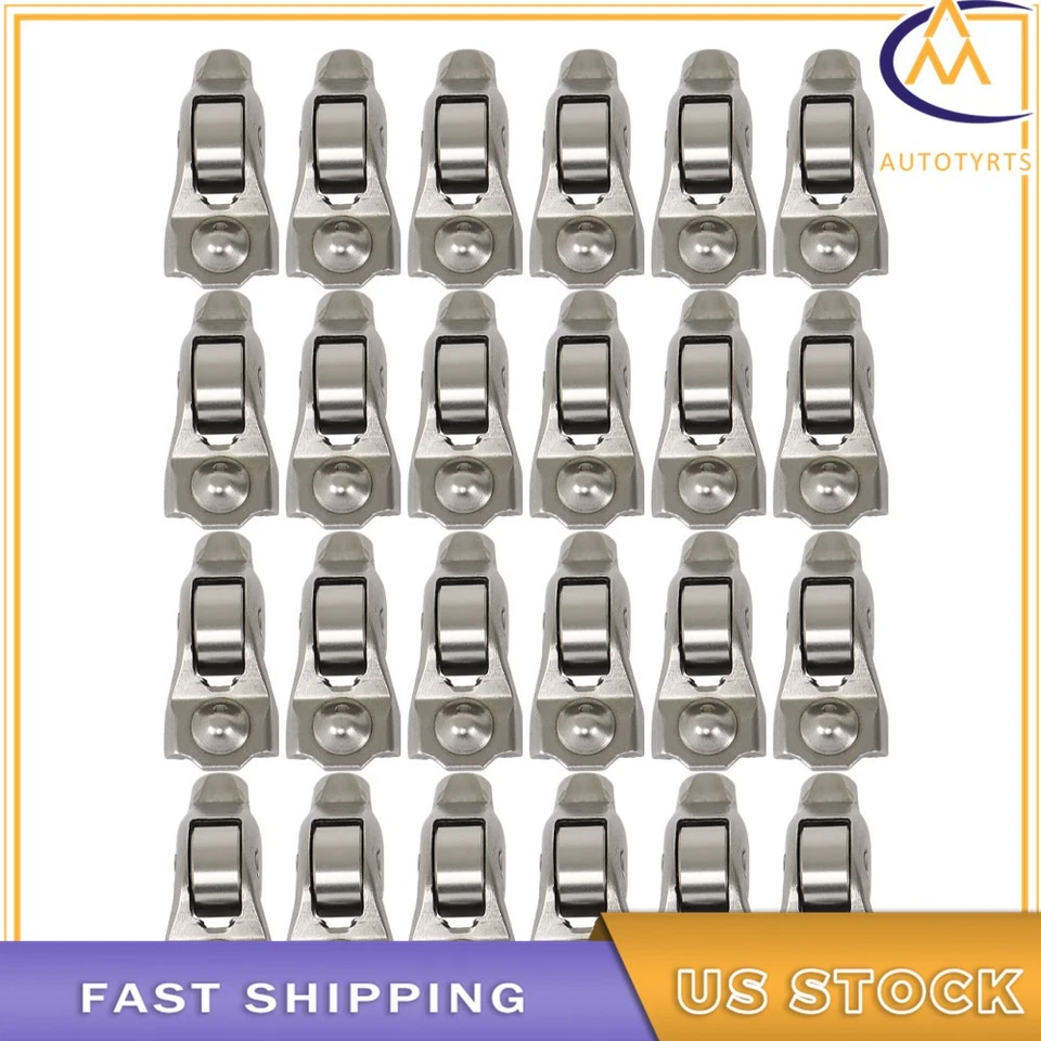 For Ford Mustang F-150 F-250 Lincoln Navigator 24 Rocker Arms + 24 Valve Lifters - Image 4 of 4