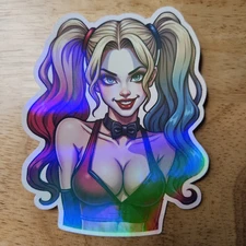Harley Quinn Vinyl Sticker For Laptop, Tumbler, Vehicle, Etc - DC Comics