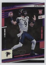 2022 Panini Prestige Rookies Xtra Points Premium Purple /199 Desmond Ridder 10y3