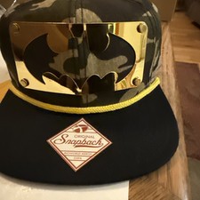 dc comics batman camo hat snapback brand new