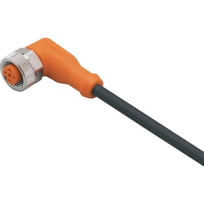 ifm Electronic Anschlussleitung Kabel Sensorleitung 2 m Buchse gewinkelt 5 Pol