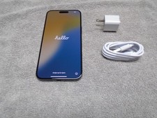 Apple iPhone 15 Pro Max, 1TB, Blue Titanium, Carrier Unlocked, Excellent!!
