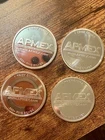 (4) APMEX Silver Rounds  .999 Fine