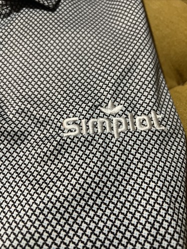 Simplot Company Shirt Polo Mens Sz XL Short Sleeve Button Greg Norman Free ๐