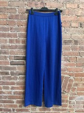 Vintage St. John Collection Women s Knit Pants, Sz Small, Blue