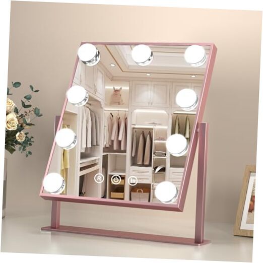 Hollywood Vanity Mirror with LED Lights - Large Lighted Makeup Mirror
