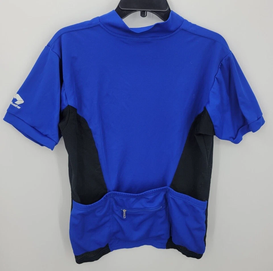 Bellwether Cycling Jersey Mens Large Blue Cycling 3/4 Zip Performance Outdoor - Image 2 of 4