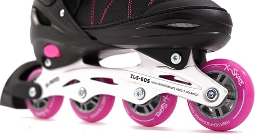 M.Y X-Skate Kids Inline Roller Skates with Built In Adjusters Roller Boots - Picture 19 of 21