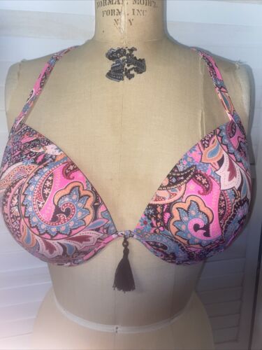 2er Set Shade & Shore gefütterte Bügel Demi Bikini BH Tops Push Up 36 DD - Bild 10 von 15