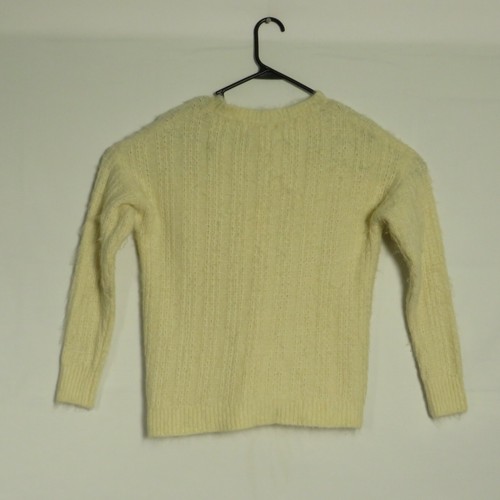 Anthropologie Sweater Womens Small Medium White Long Sleeve Round Neck Knit - Picture 6 of 12