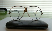 VINTAGE FOLD Shooting Hunting SAFETY GLASSES WWII Motorcycle