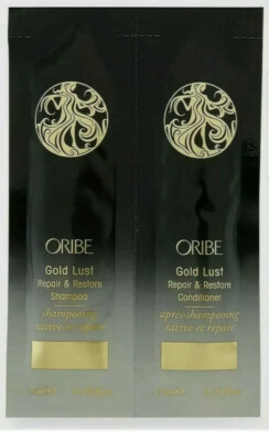 Oribe Gold Lust Repair & Restore Shampoo 7ml & Conditioner 7ml Reisegröße Neu