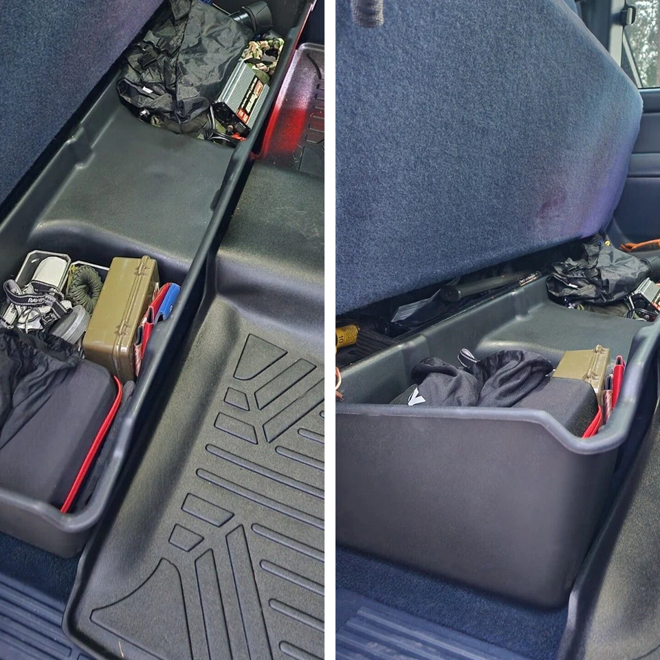 Underseat Storage Box 1999-2006 fits Chevy GMC Silverado Sierra Extended Cab - Image 3 of 4
