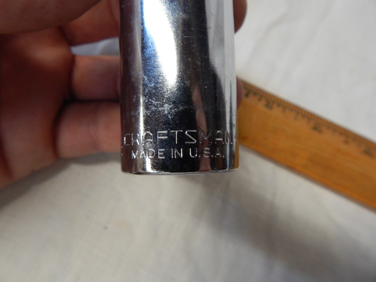 Craftsman 9 Piece ⅜ Drive 6 Point Deep Well Socket (-V-,-G-) | eBay
