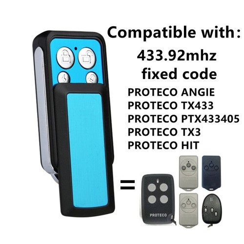 for PROTECO TX3,TX433,HIT,PTX433305,PTX433405 Remote Control Replacement,Clone
