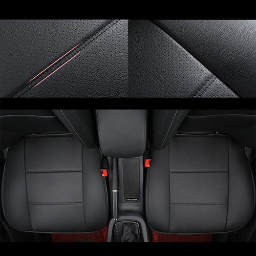 Cubierta de asiento de cuero perforado inferior de pasajero negra para Cadillac SRX 2010-2016 - Imagen 15 de 21