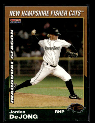 Jordan DeJong 2004 New Hampshire Fisher Cats Team Set