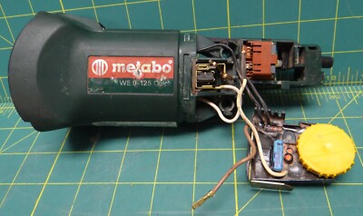Metabo 00925421 2120087527 WE 9-125 Quick Motor Housing and Switch Assembly