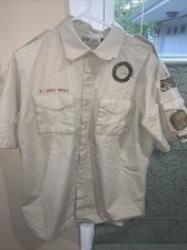Boy Scout BSA UNIFORM New Style SHIRT Adult Men s Medium Short Sleeve Q64