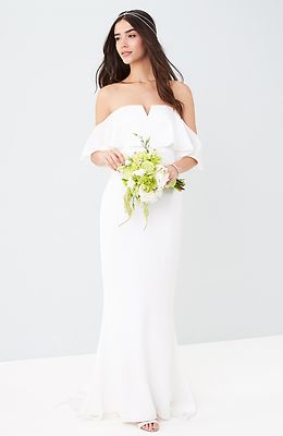 bridesmaid dresses santa barbara BABARONI Spaghetti Strap Chiffon Bridesmaid Gowns-Silver, Silver / US0 main image 1