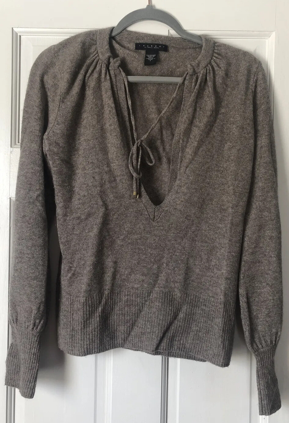 Laundry by Shelli Segal 100 Cashmere Womens Pullover Sweater Sz S eBay