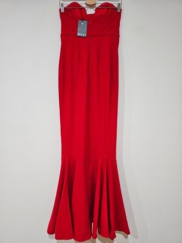Derma Department Dress AUS 10 US6 Maxi Red Alexandra Gown Formal Event Cocktail - Picture 5 of 7