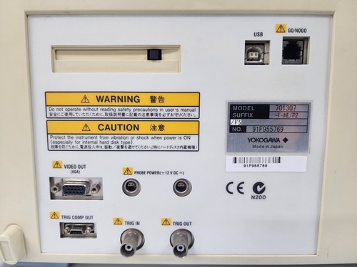 Osciloscopio digital YOKOGAWA DL9040 (701307) 4 canales, 5 GS/s 500 MHz, máx. 2,5 MW/ch - Imagen 23 de 23