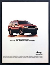 2003 Jeep Grand Cherokee SUV photo "Still the Best Insurance Policy" print ad