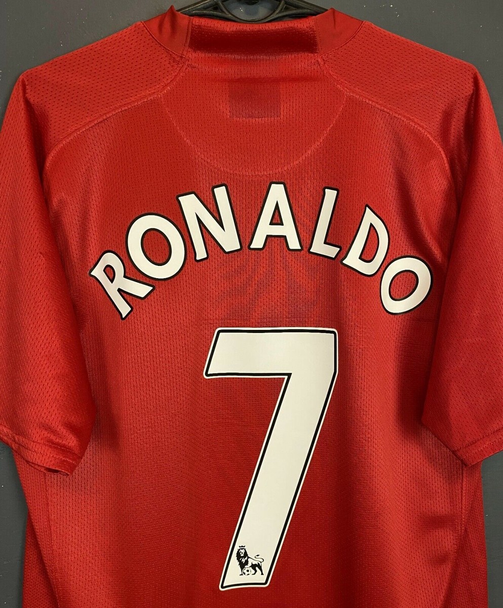 MEN'S MANCHESTER UNITED 2007/2008 RONALDO #7 SOCCER FOOTBALL SHIRT