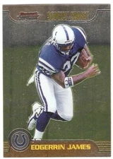 EDGERRIN JAMES ROOKIE 1999 BOWMAN CHROME SCOUT'S CHOICE SC3 3 COLTS HURRICANES