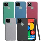 For Google Pixel 5 Pixel 5A 5G RockSand Matte Rubber Silicone case Back cover
