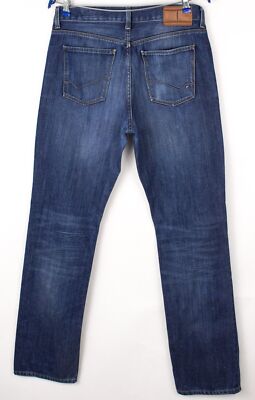 TOMMY HILFIGER Herren ERO-ERG Slim Straight Leg Jeans Größe W31 L32 BCZ208
