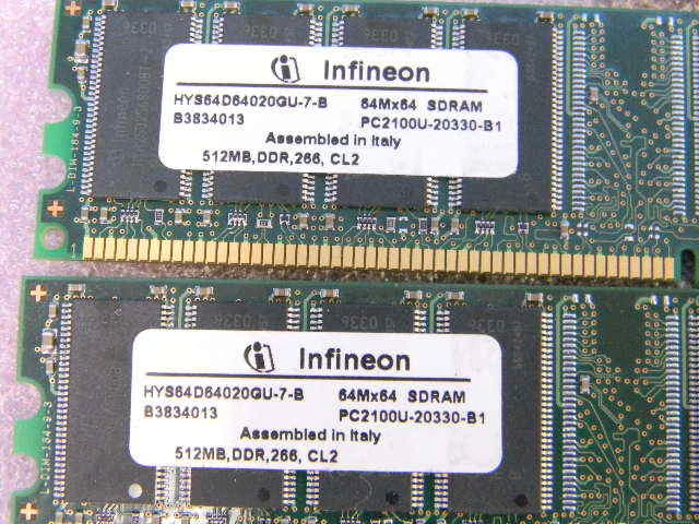 (13) Computer 512MB PC2100 64Mx64 266MHz DDR SDRAM 184-Pin Memory - Image 2 of 4