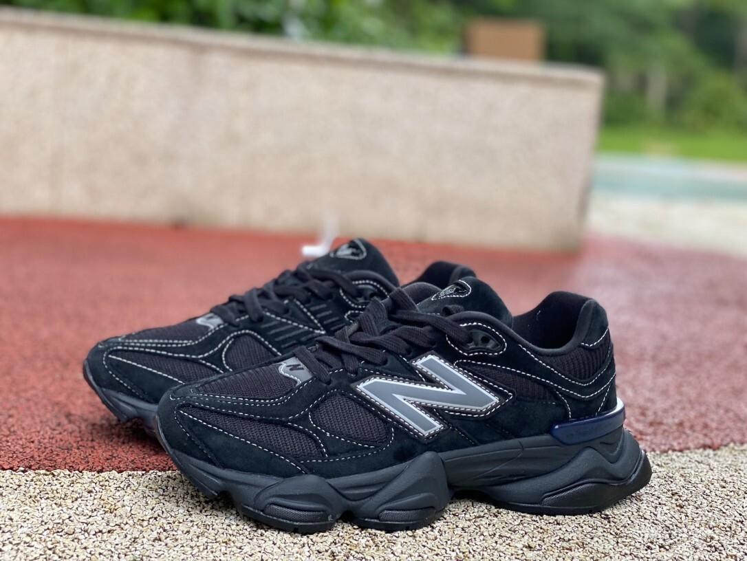 New Balance 9060 Triple Black Suede U9060BPM Men's top New Balance 9060 Triple Black Suede U9060BPM Men's top