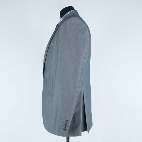 Mens Grey Sport Coat 40R US Size ANGELO LITRICO Blazer Jacket - Picture 5 of 14