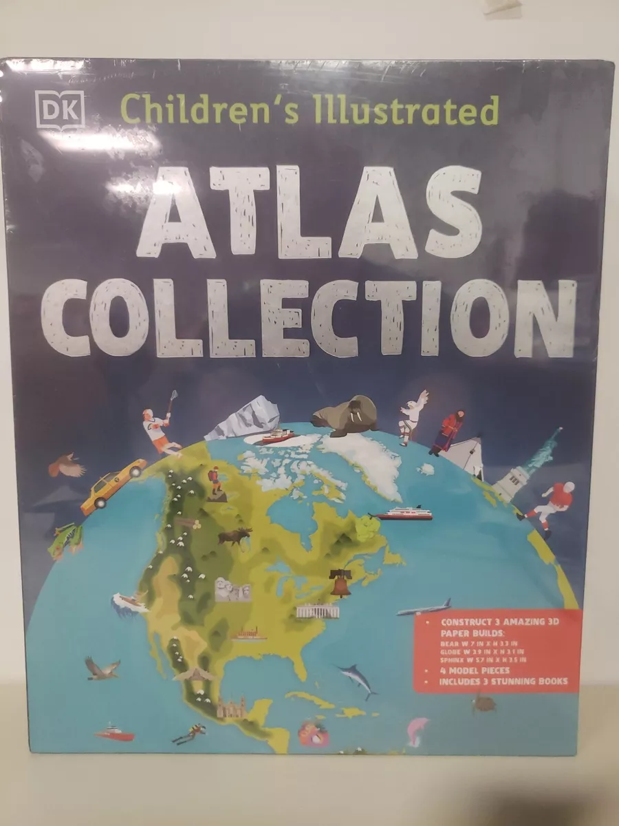 CHILDREN'S ILLUSTRATED ATLAS COLLECTION BOX SET - BRAND NEW