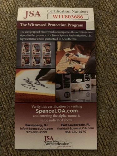Pedro Martinez autographed ML baseball. JSA Authenticity Certificate - Picture 2 of 2